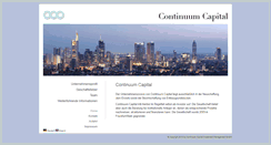 Desktop Screenshot of continuum-capital.de